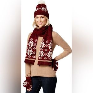 CHARTER CLUB -Winter Hat, Scarf & Glove Sets. ♥️♥️